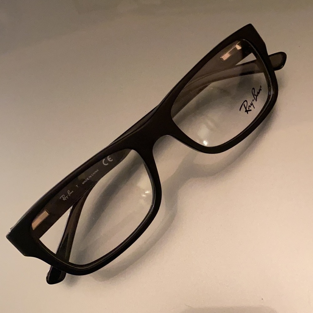 RAY BAN RB 5268 matte black eyeglass frames for Rx